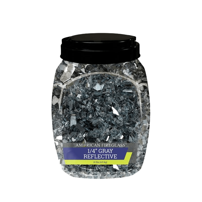 1/4" Reflective Fire Glass 10 lbs