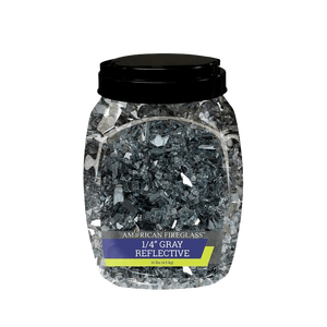1/4" Reflective Fire Glass 10 lbs