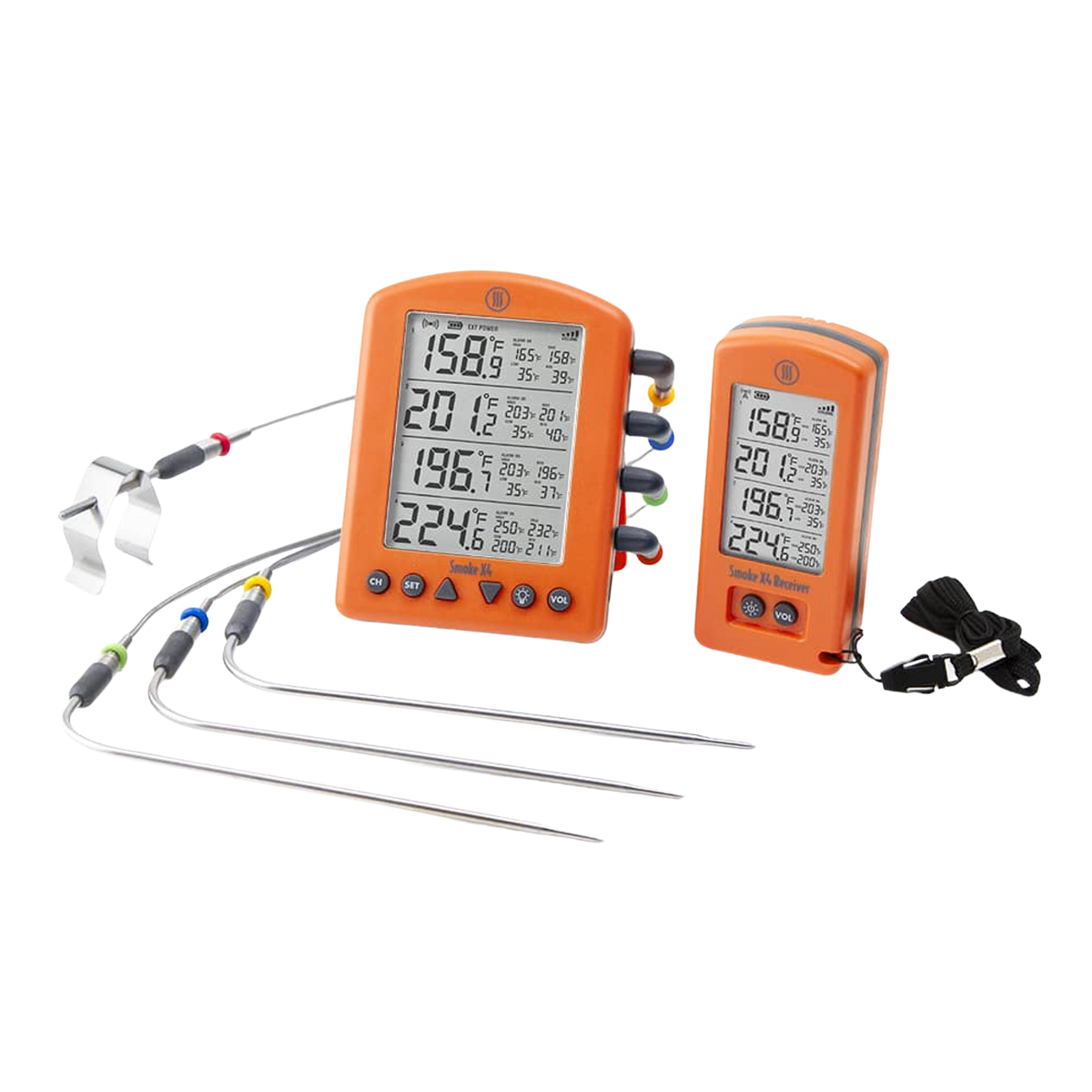 ThermoWorks Smoke X4® Long-Range Remote BBQ Alarm Thermometer