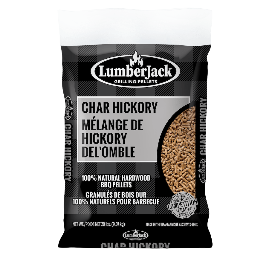 Lumberjack - Char Hickory Pellets (20Lb)