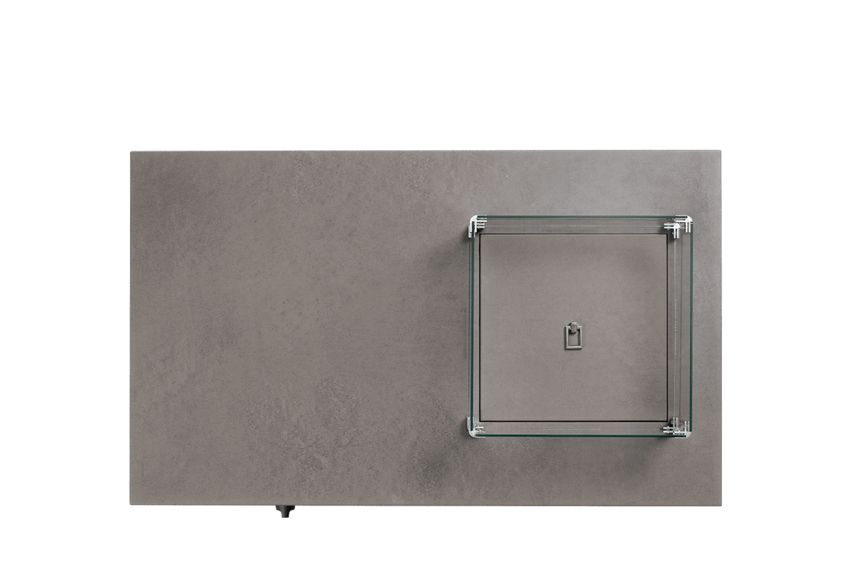 Ratana Fiamma Square Fire Pit Glass Windshield