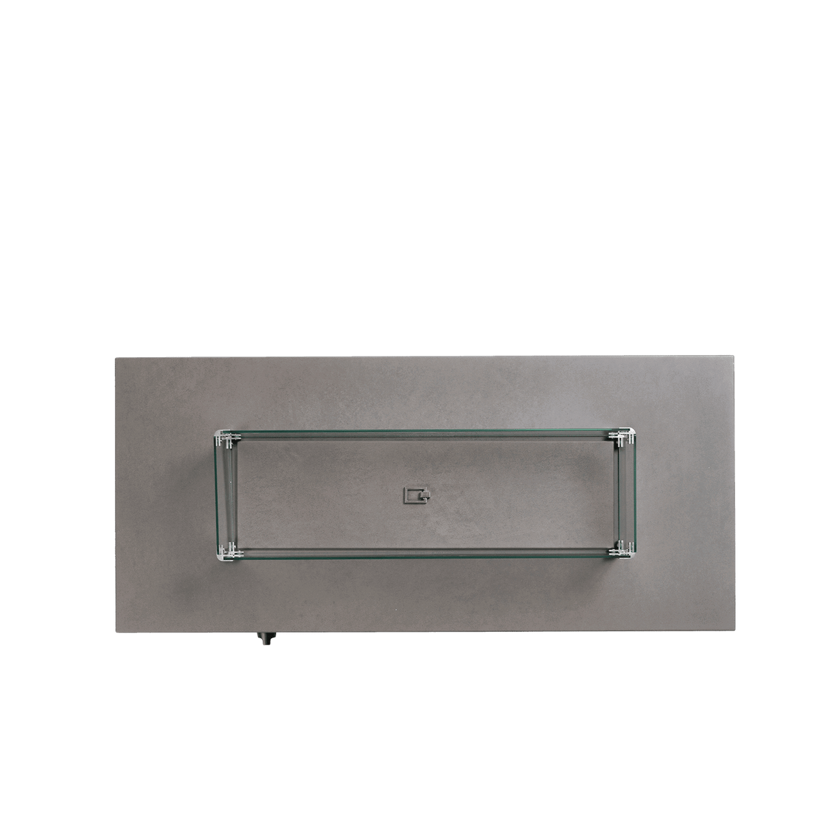 Rectangular Fire Pit Glass Windshield | W32"xD13.5"xH6.3"