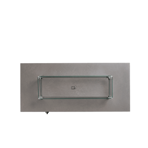 Rectangular Fire Pit Glass Windshield | W32"xD13.5"xH6.3"