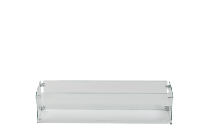 Ratana Fiamma Rectangle Fire Pit Glass Windshield (5MM Thick) 33w x 9'd x 8h