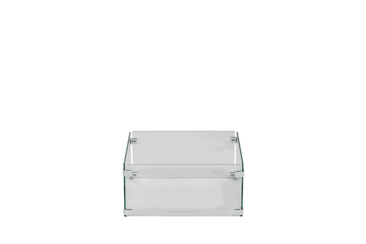 Ratana Fiamma Square Fire Pit Glass Windshield