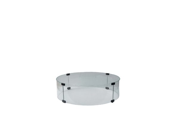 Ratana Round Fire Pit Glass Windshield (28″ DIA)