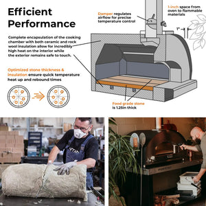 Roma Hybrid Gas & Wood Pizza Oven