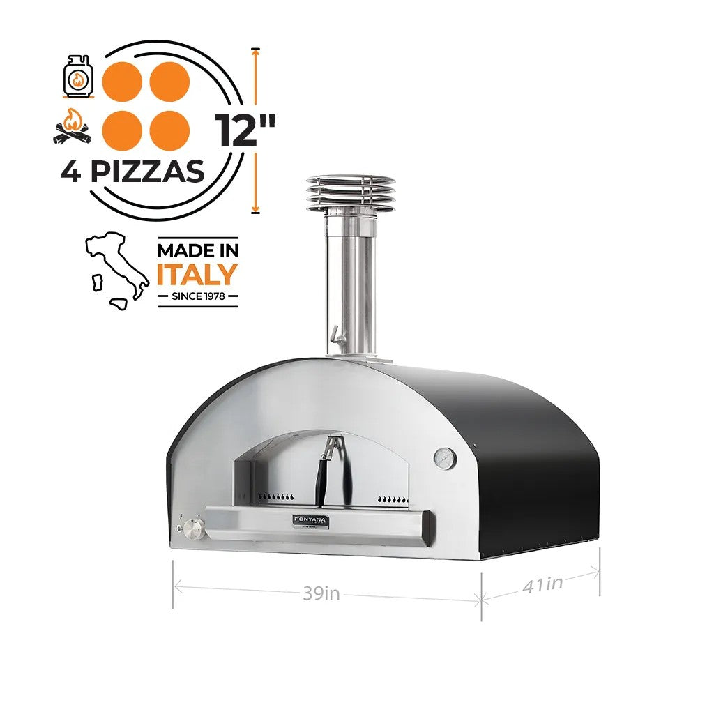 Roma Hybrid Gas & Wood Pizza Oven