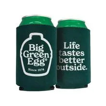 BGE Insulated Beverage Koozies Green w/White Logo