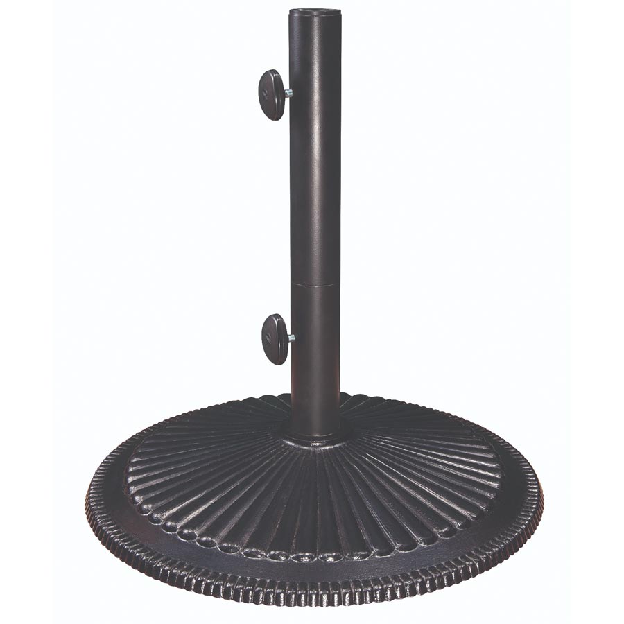 Treasure Garden 50lbs Cast Iron Classic Umbrella Base Black
