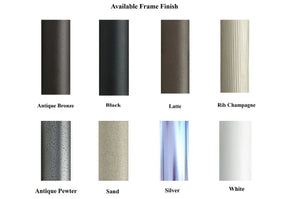 Galtech frame finishes