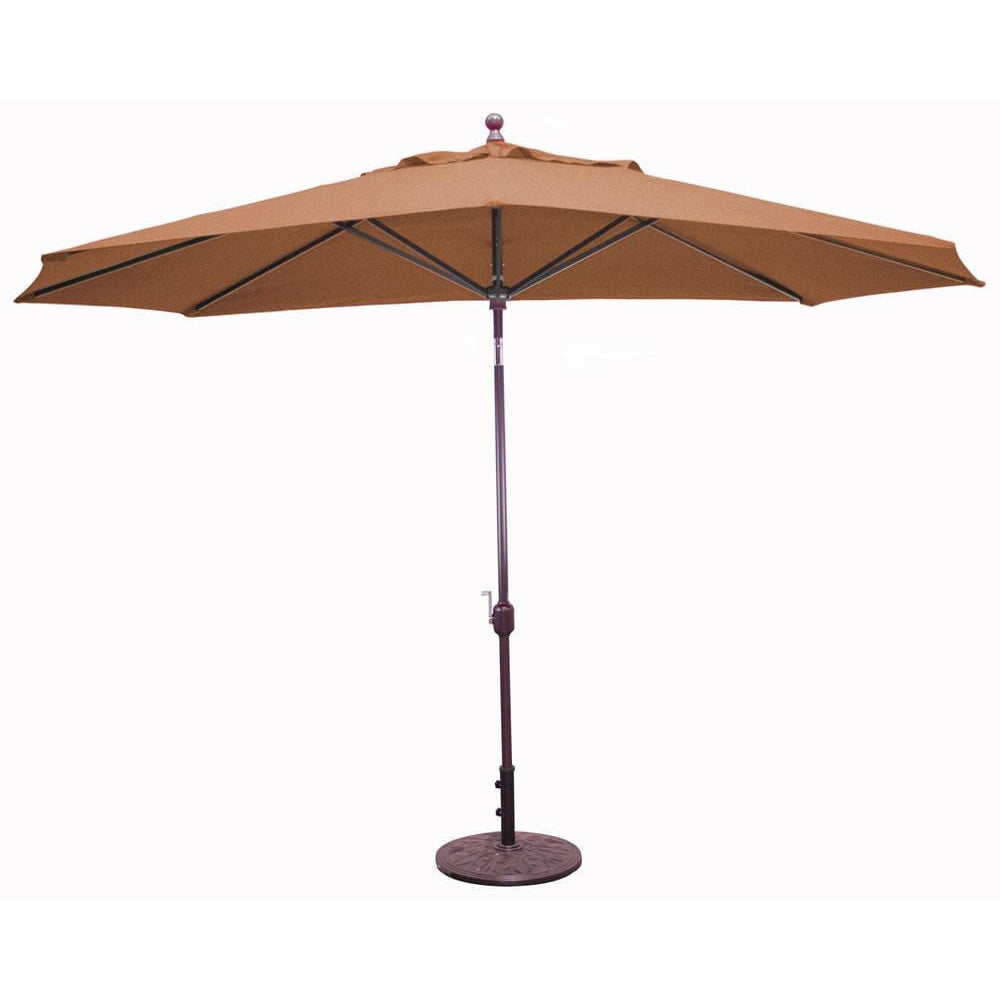 779 8' x 11' Auto-Tilt Market Galtech Umbrella