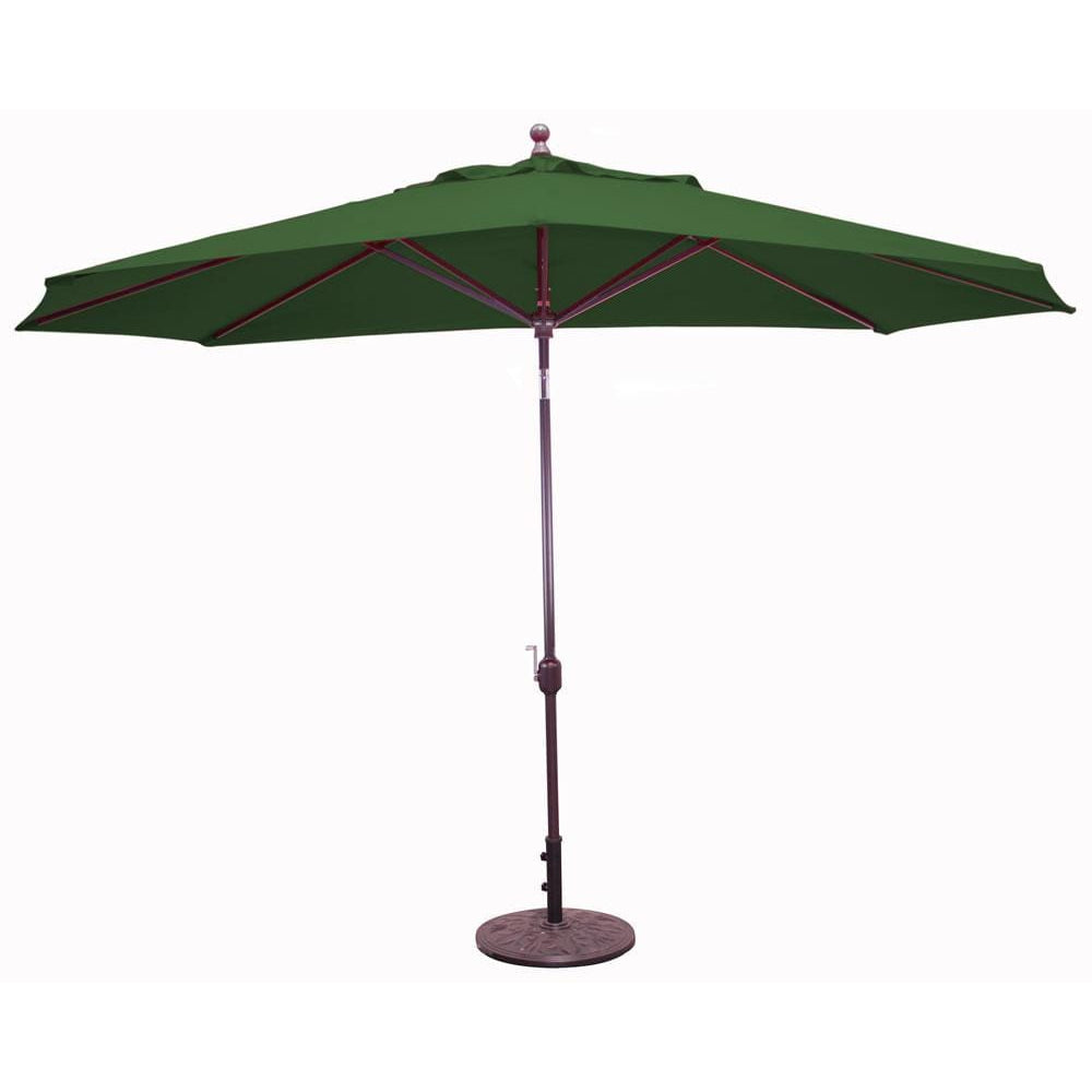 779 8' x 11' Auto-Tilt Market Galtech Umbrella