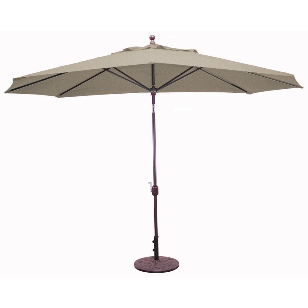 779 8' x 11' Auto-Tilt Market Galtech Umbrella
