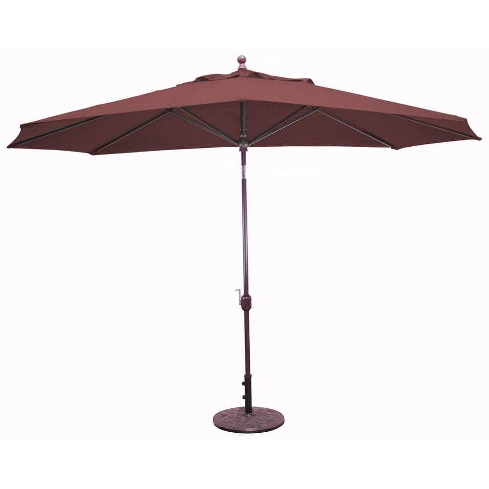 779 8' x 11' Auto-Tilt Market Galtech Umbrella