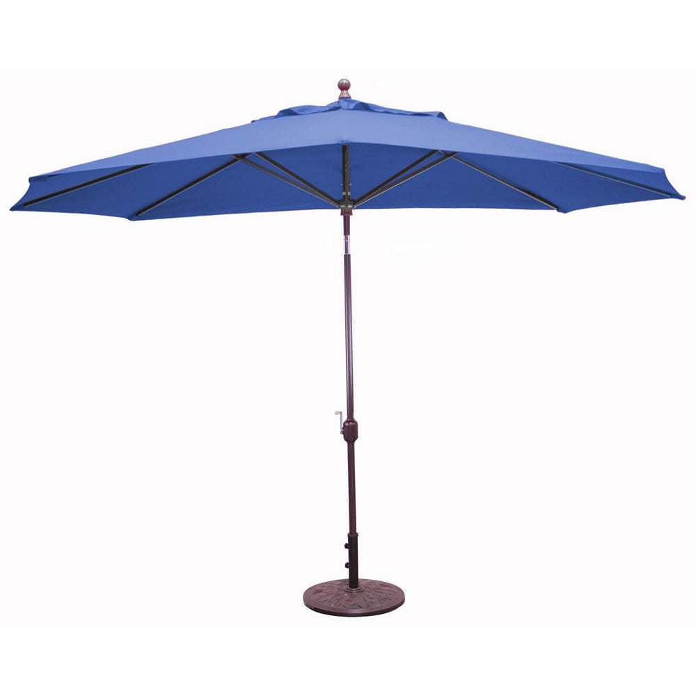 779 8' x 11' Auto-Tilt Market Galtech Umbrella