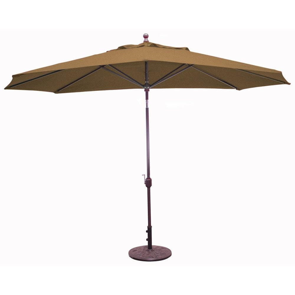 779 8' x 11' Auto-Tilt Market Galtech Umbrella