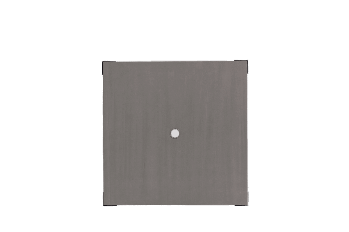 Genval Counter Table w/Umbrella Hole