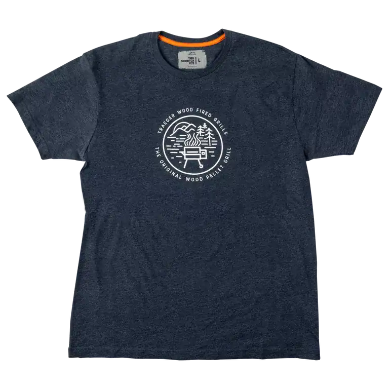 Traeger Grill Vibes Traeger T-Shirt - Navy/Heather