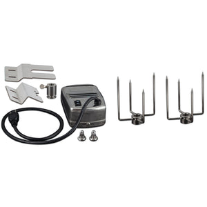 Stainless Steel Rotisserie Kit With Case