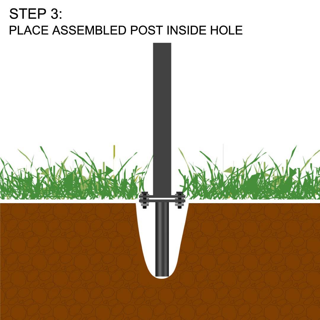 Hideaway In-Ground Garden Post step 3