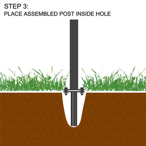 Hideaway In-Ground Garden Post step 3
