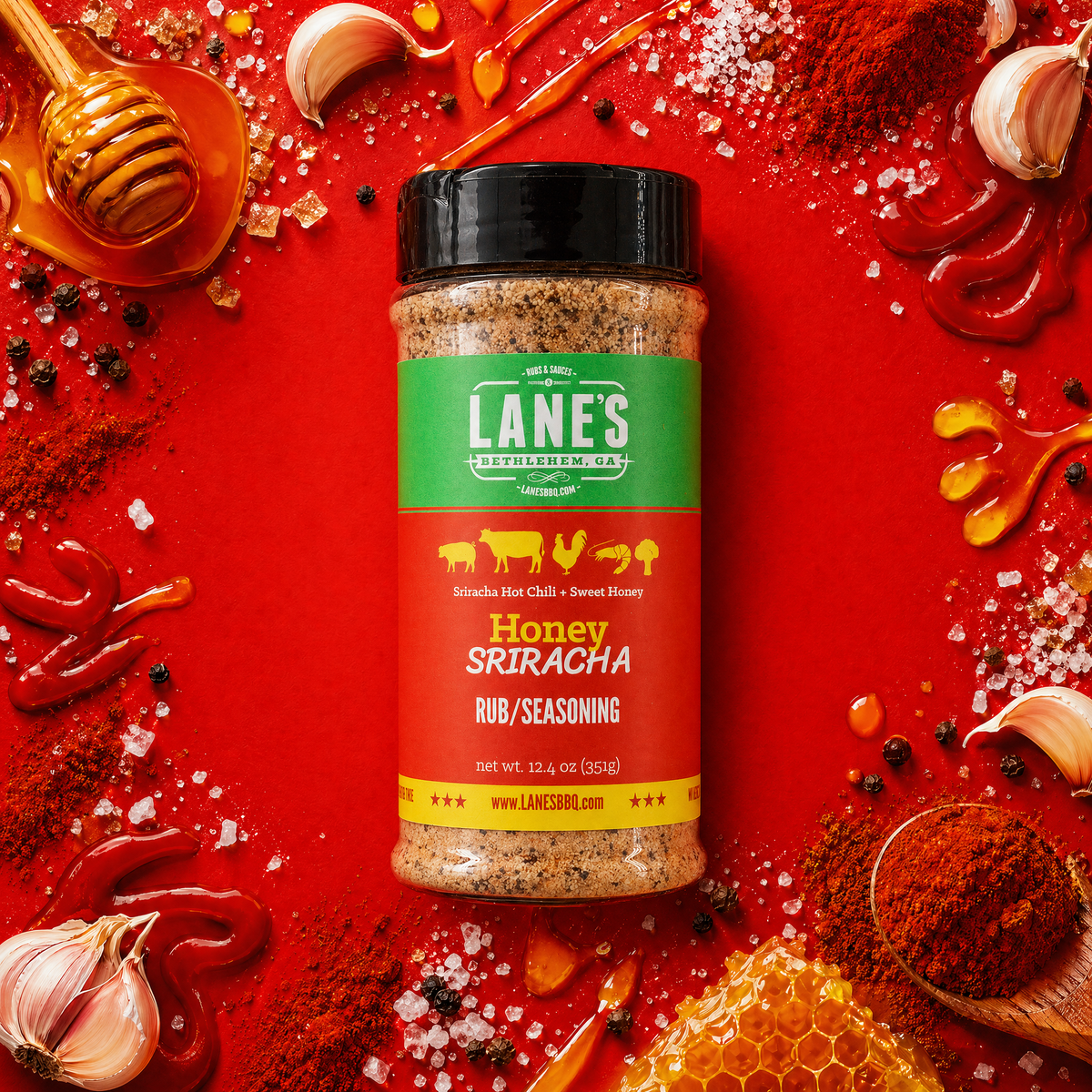 Lane's BBQ Honey Sriracha Rub