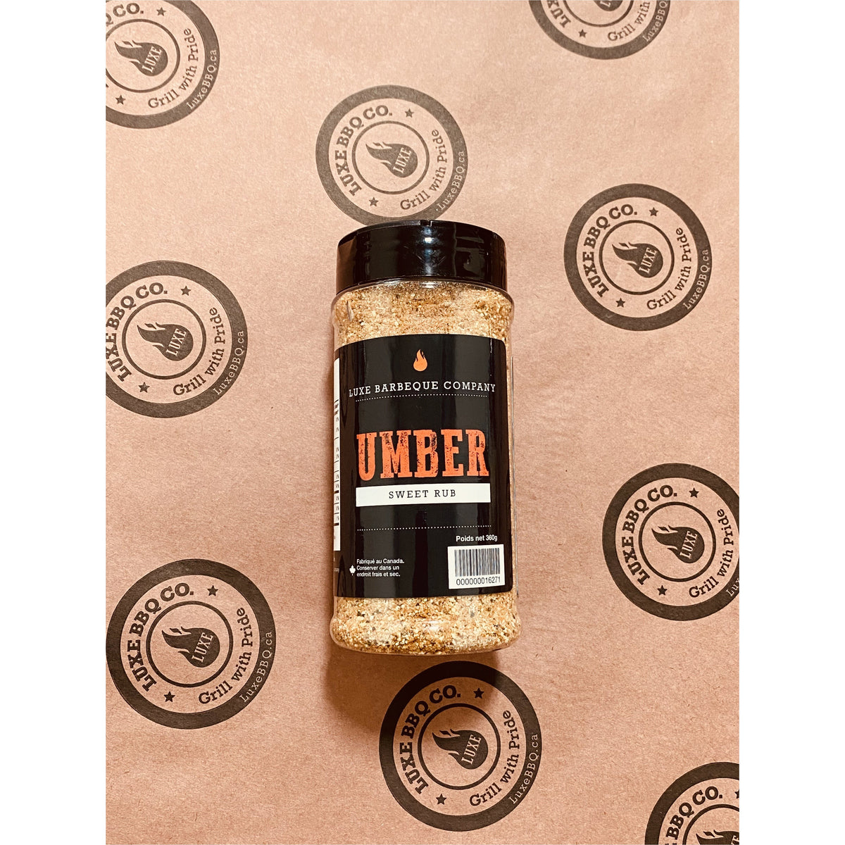 Luxe Barbeque Company Umber Sweet Rub