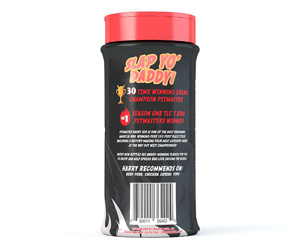 Jealous Devil Harry Soo's BBQ Love All Purpose Rub back label