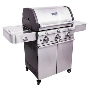 Saber 500 Deluxe Stainless 3-Burner Gas Grill (LP)