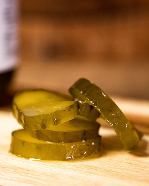 Killer Hogs Sissy Sweet Pickles served
