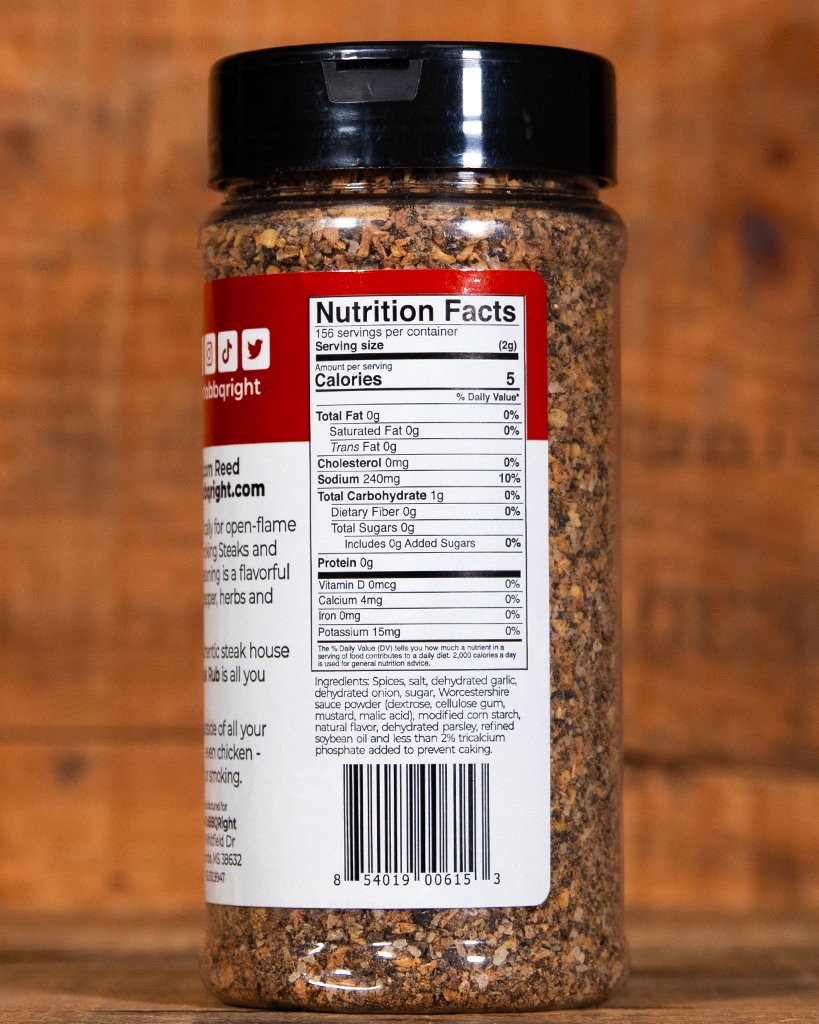 Killer Hogs Steak Rub back