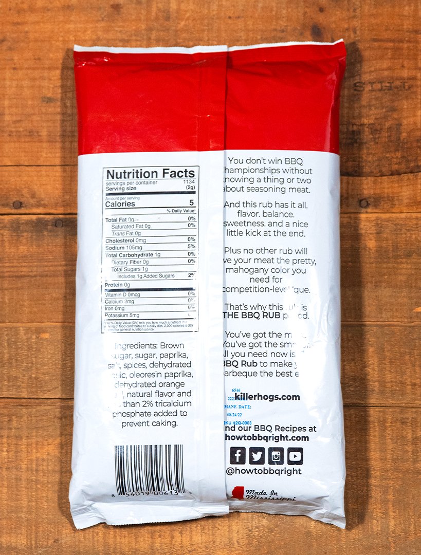Killer Hogs The BBQ Rub 5lb Bag back