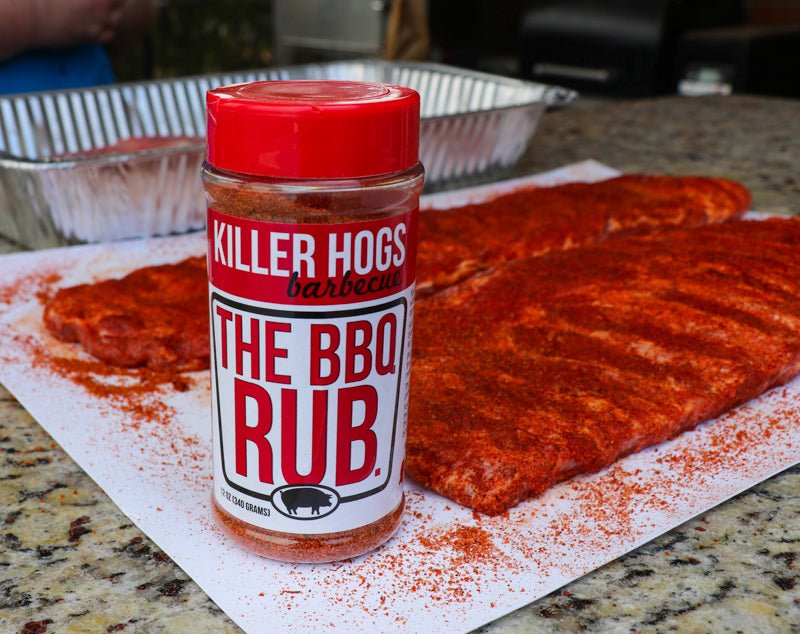 Killer Hogs The BBQ Rub in use