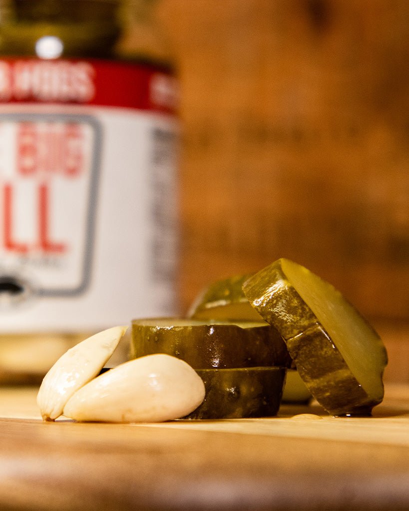 Killer Hogs The Big Dill Pickles served