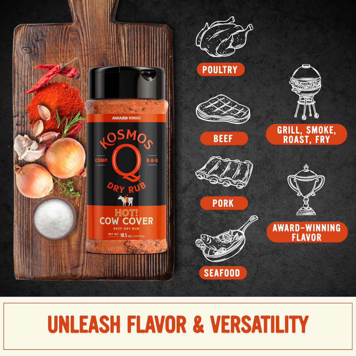 Kosmos Q Hot Cow Cover Rub