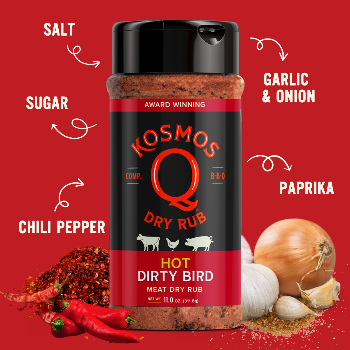 Kosmos Q Hot Dirty Bird Rub