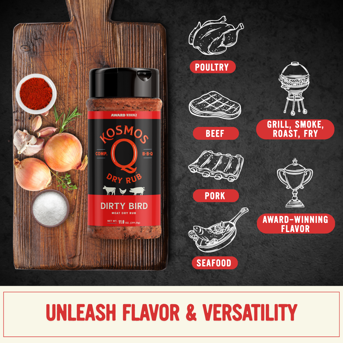 Kosmos Q Dirty Bird Rub