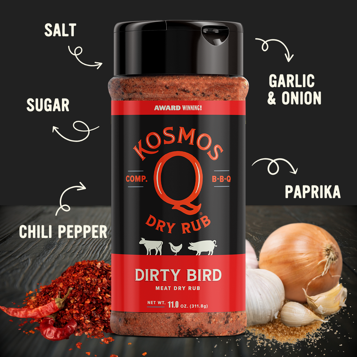 Kosmos Q Dirty Bird Rub