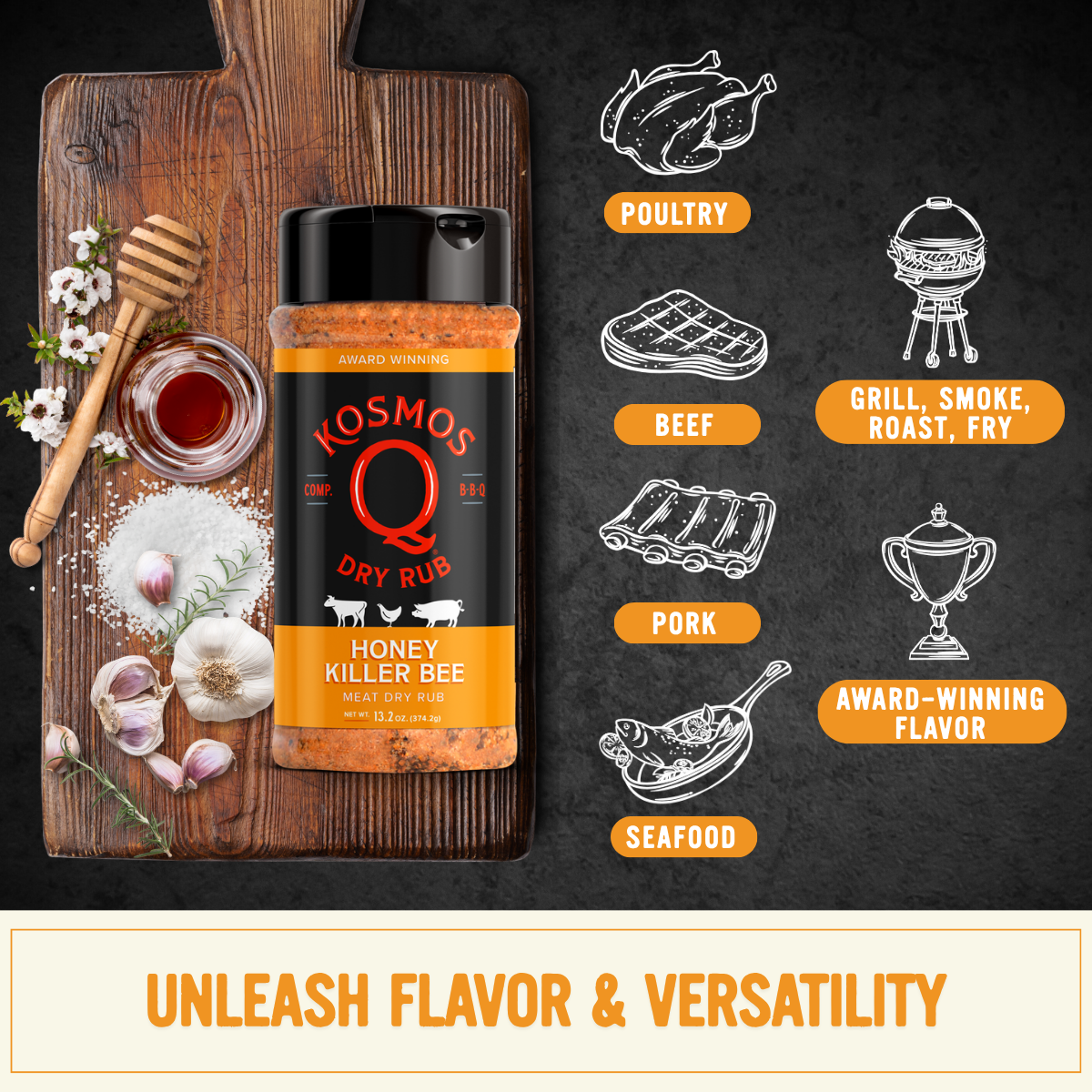 Kosmos Q Killer Bee Honey Rub