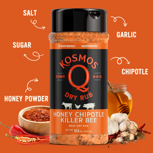 Kosmos Q Spicy Killer Bee Honey Chipotle Rub
