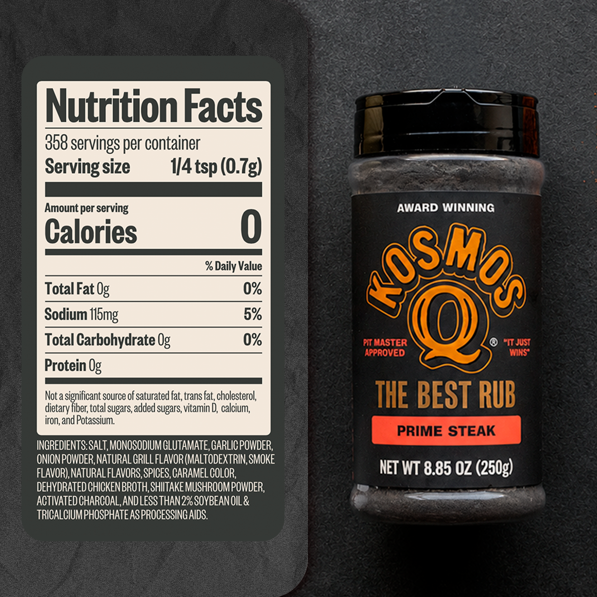Kosmos Q The Best Prime Steak Rub