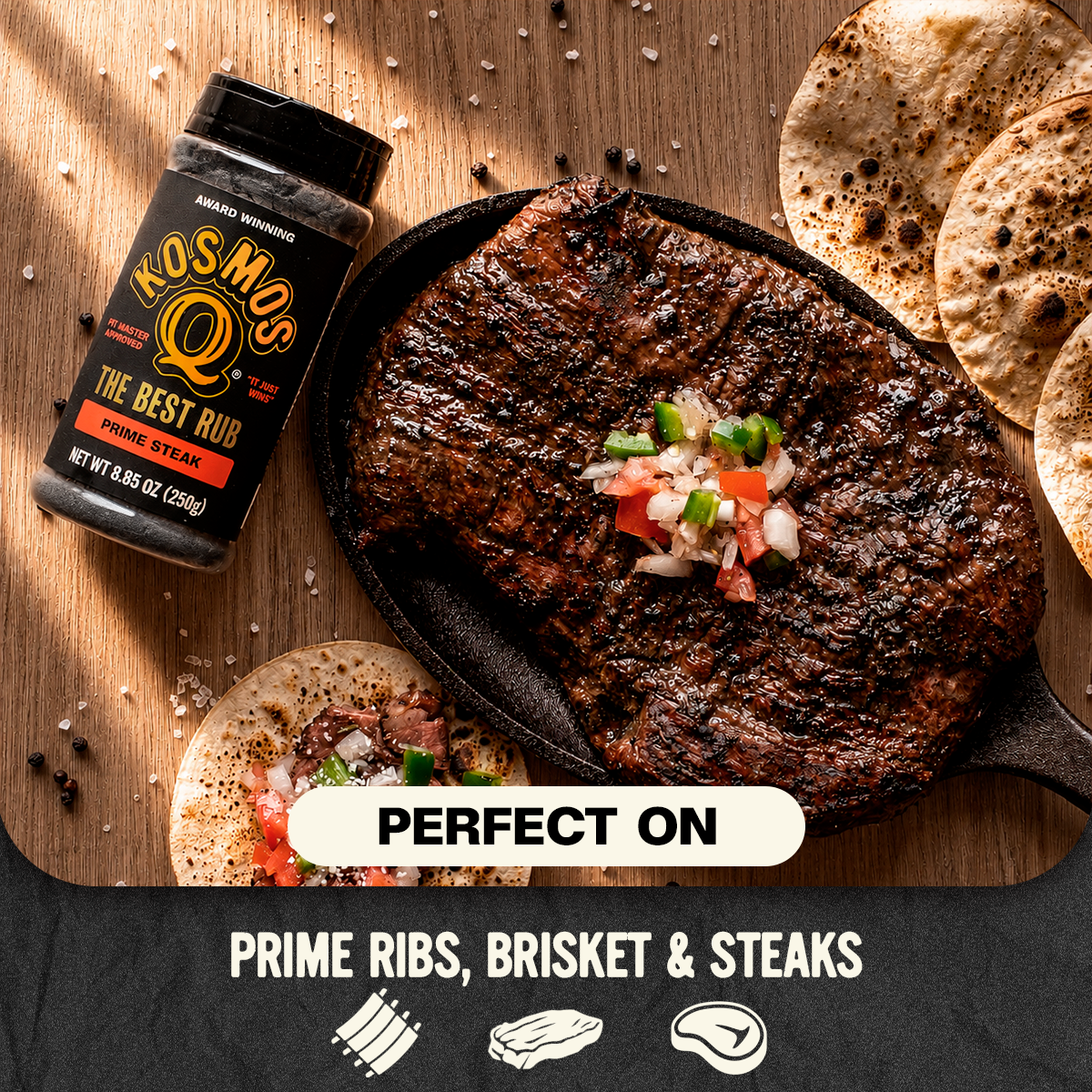 Kosmos Q The Best Prime Steak Rub