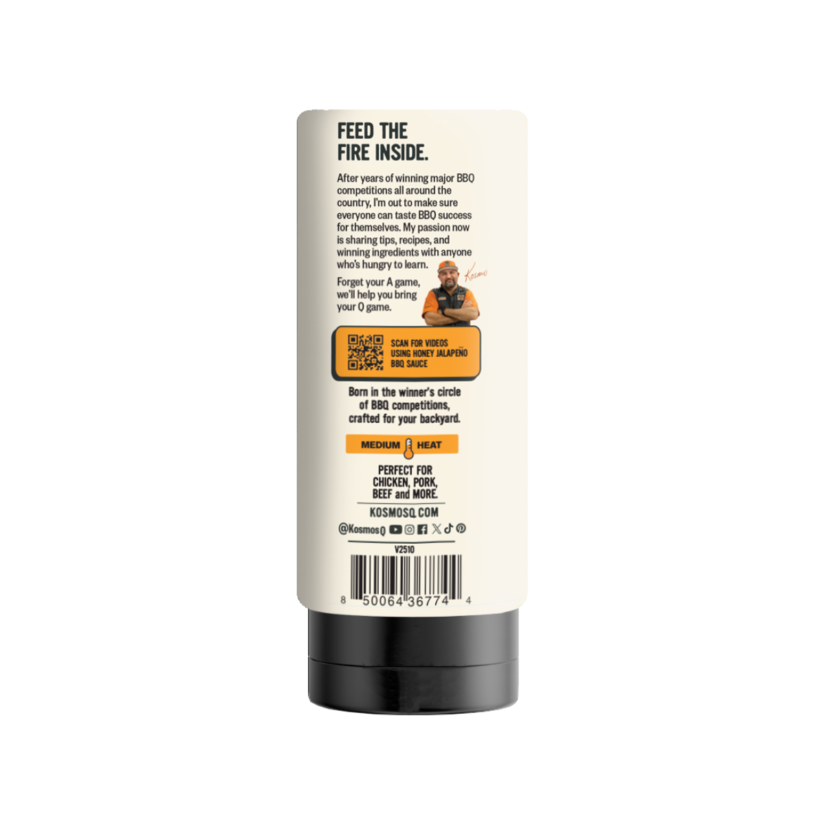 Kosmos Q Honey Jalapeno BBQ Sauce