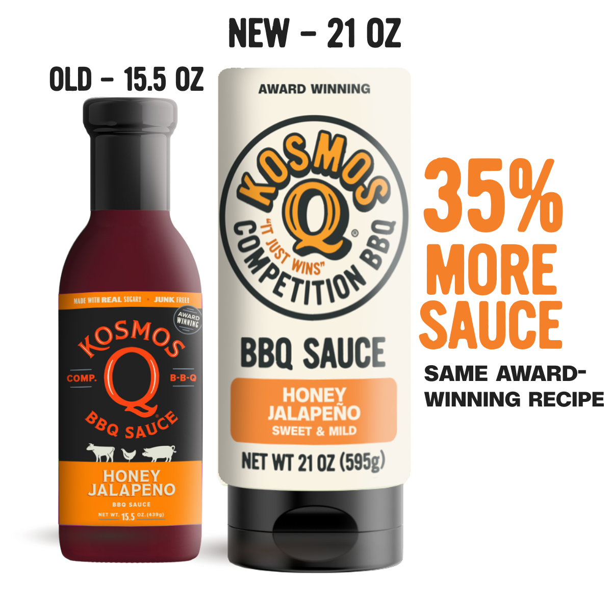 Kosmos Q Honey Jalapeno BBQ Sauce
