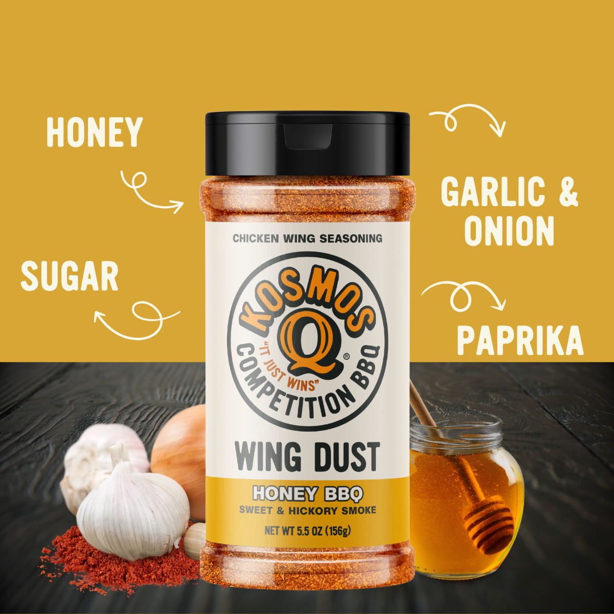 Kosmos Q Honey Barbecue Wing Seasoning