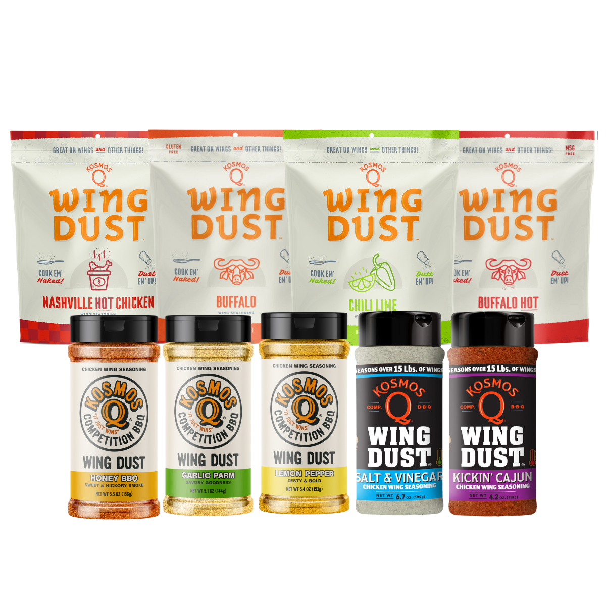 Chili Lime Wing Dust Shaker - Kosmos Q