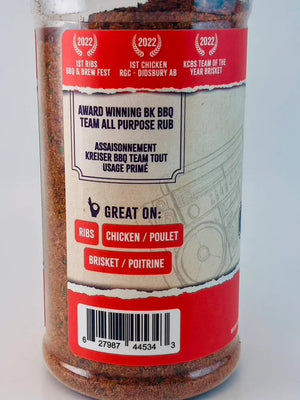 Kreiser BBQ Old Skool BBQ Rub 295g