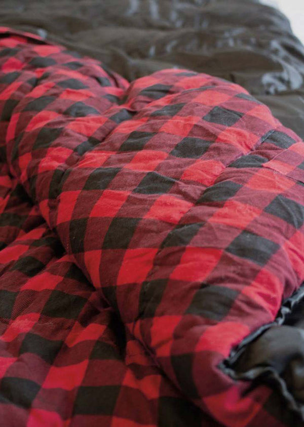 Kuma Tonquin Sleeping Bag - Black/Red