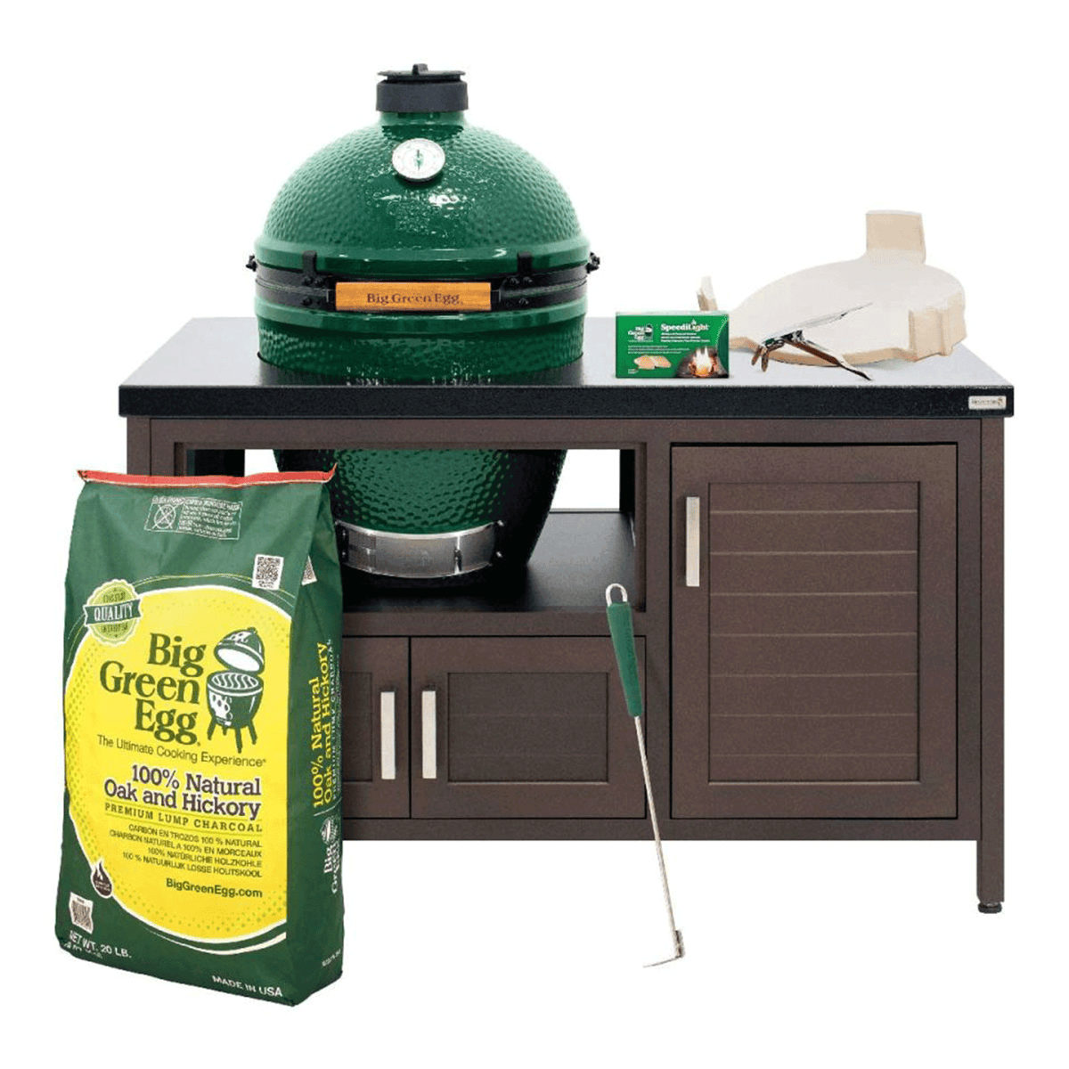 Big Green Egg Cooking Island-Modern 50.4in-1.3m L EGG